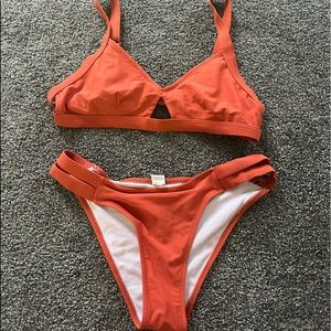 Orange bikini